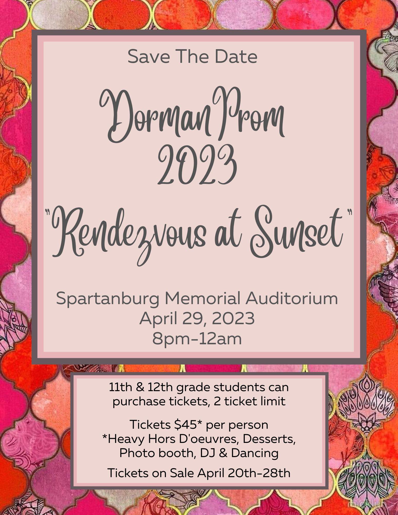 Save the Date Prom